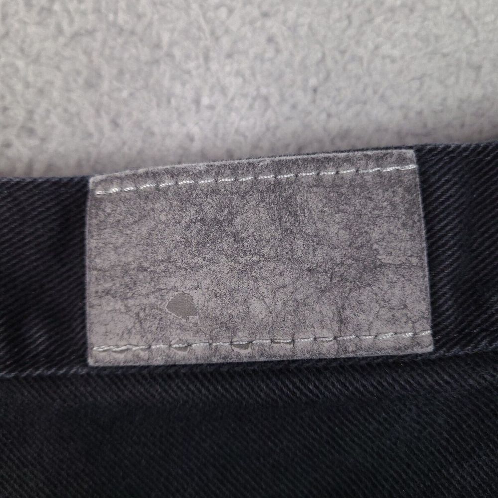 Vintage Lee Riveted Jeans Womens 10 P Black Mom Denim Made In USA - Picture 16 of 16